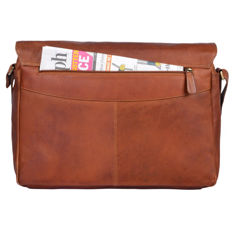 "Marlon" Elegante Ledertasche Herren Business mit 15.6 Zoll Laptop-Fach