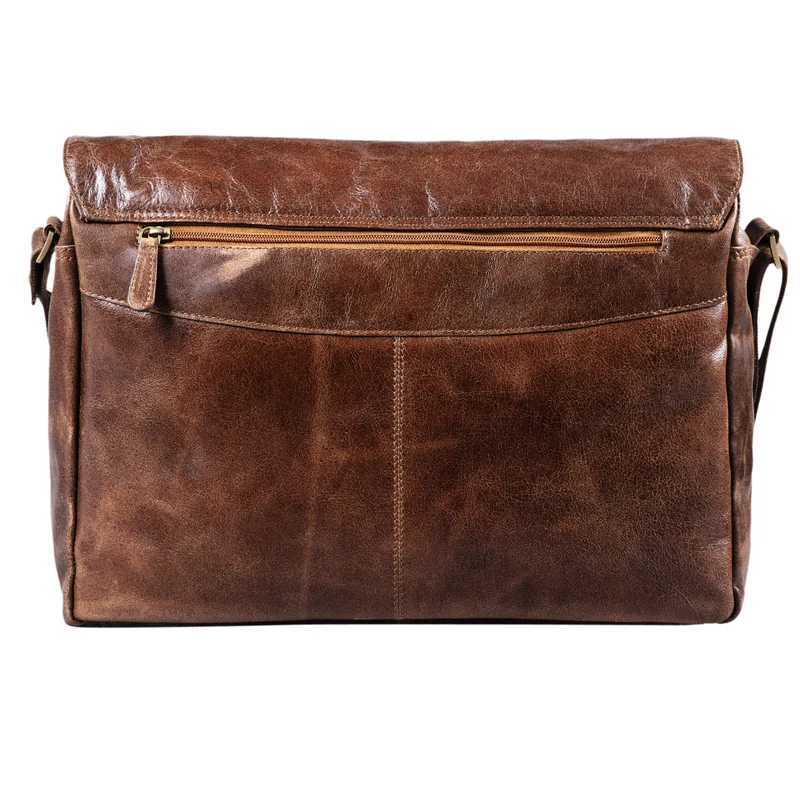 "Marlon" Elegante Ledertasche Herren Business mit 15.6 Zoll Laptop-Fach