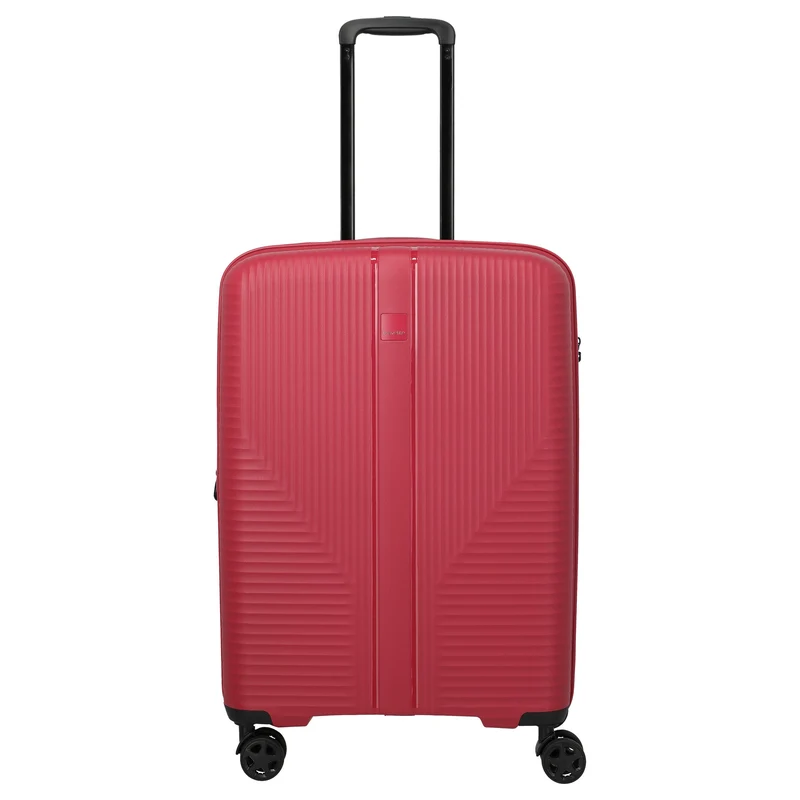 Travelite Air Stripe - 4-Rollen-Trolley Set 3tlg. erw. L/M/S (Slim) (red)