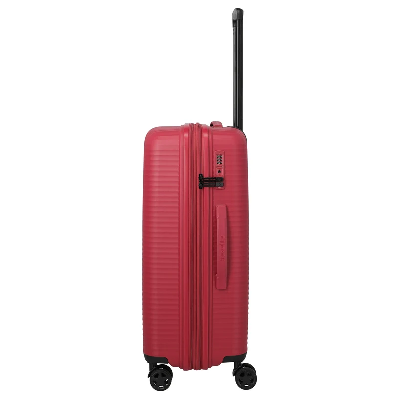 Travelite Air Stripe - 4-Rollen-Trolley Set 3tlg. erw. L/M/S (Slim) (red)