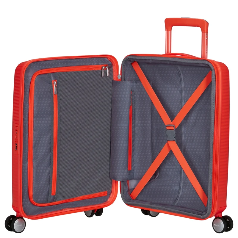 American Tourister Soundbox - 4-Rollen-Kabinentrolley 55 cm (neon orange)
