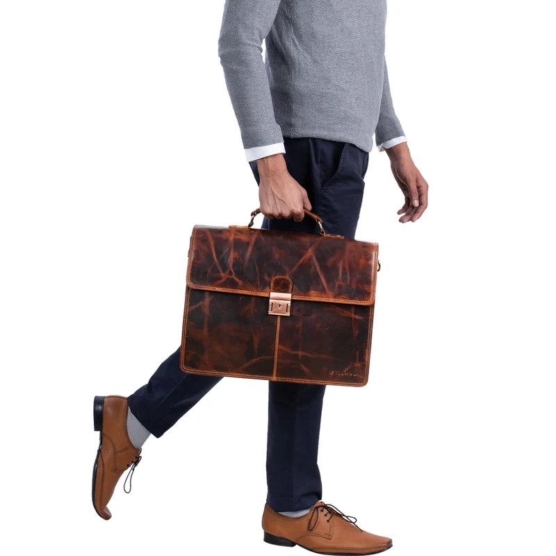 "Apolonius" Arbeitstasche Herren Leder