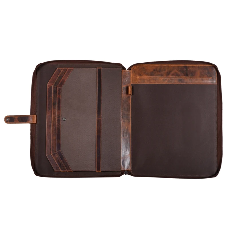 "Dexter" Leder Aktenmappe Vintage