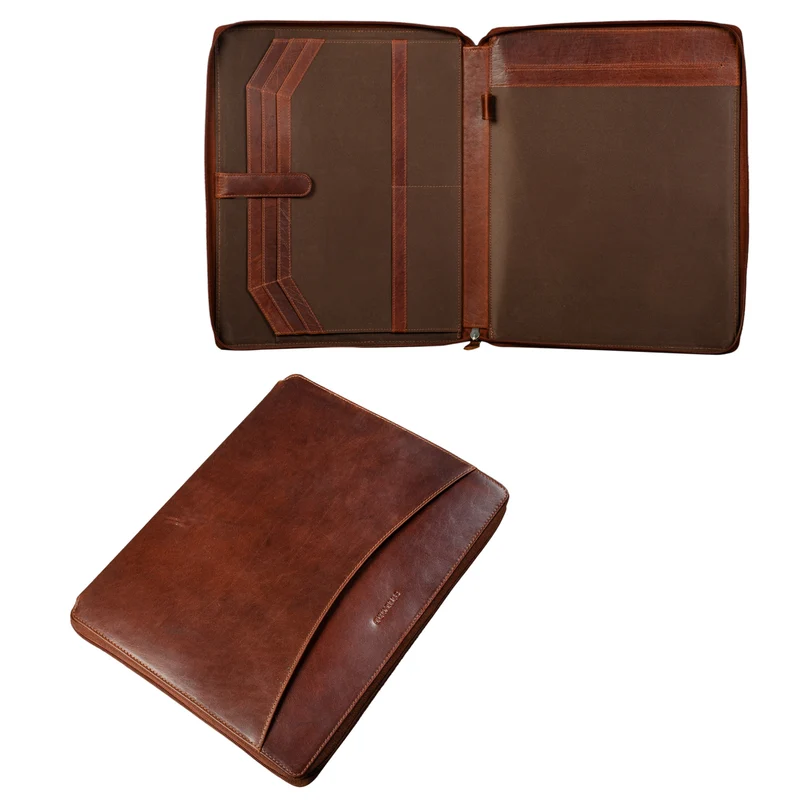 "Dexter" Leder Aktenmappe Vintage