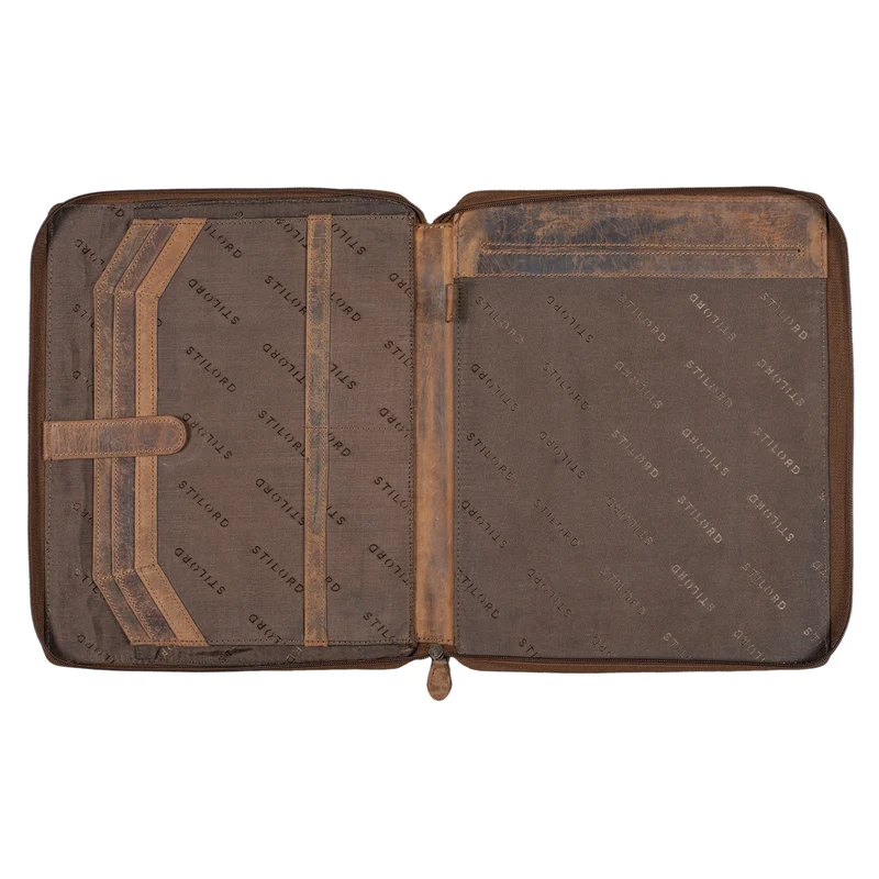 "Dexter" Leder Aktenmappe Vintage