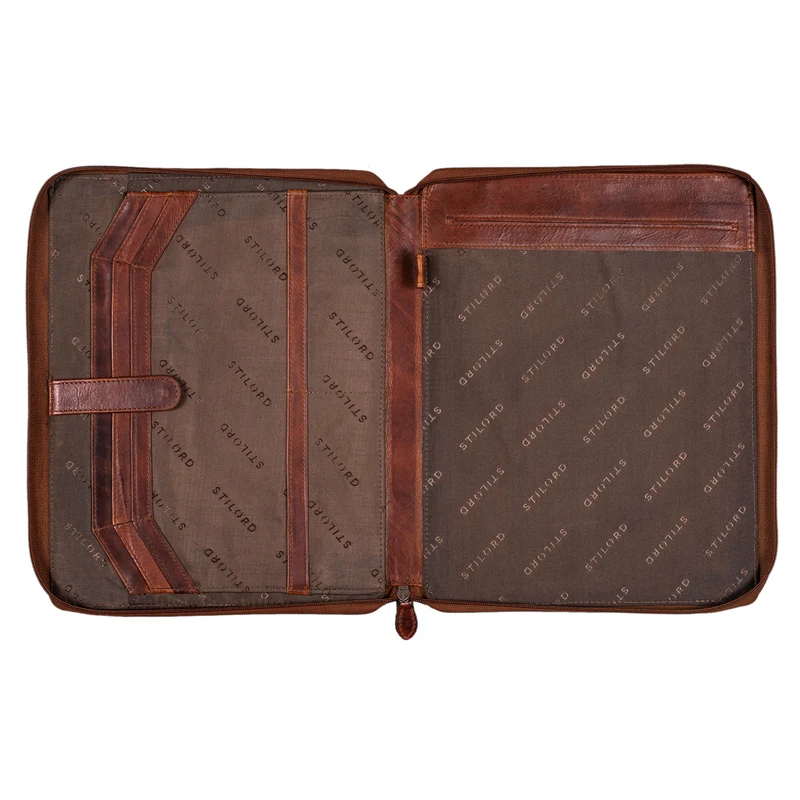 "Dexter" Leder Aktenmappe Vintage