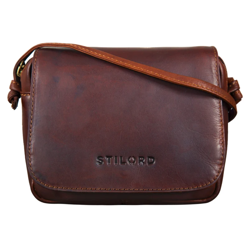 "Marie" Kleine Schultertasche Damen Leder