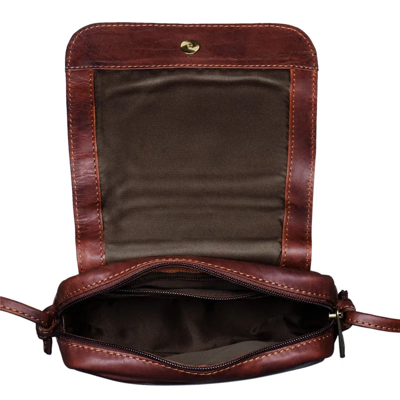 "Marie" Kleine Schultertasche Damen Leder