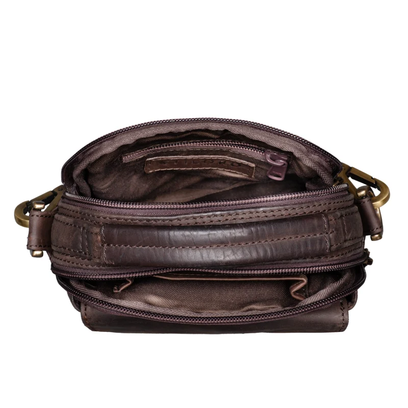"Keith" Kleine Herrentasche Leder