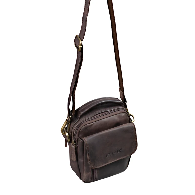 "Keith" Kleine Herrentasche Leder