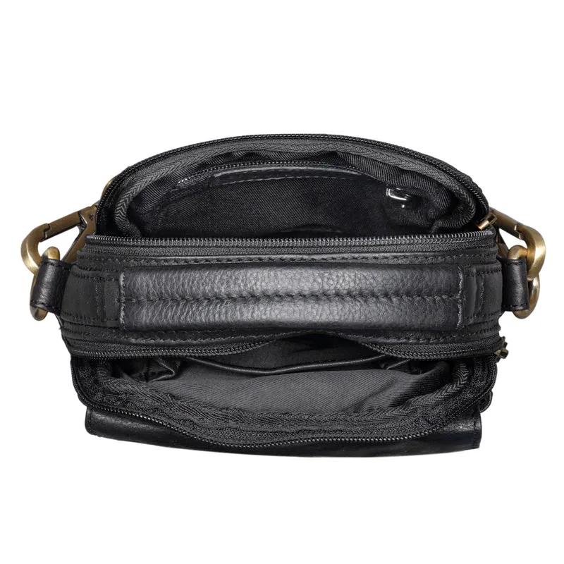 "Keith" Kleine Herrentasche Leder