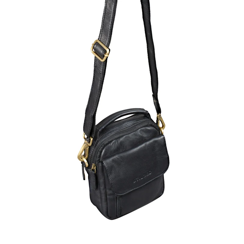 "Keith" Kleine Herrentasche Leder