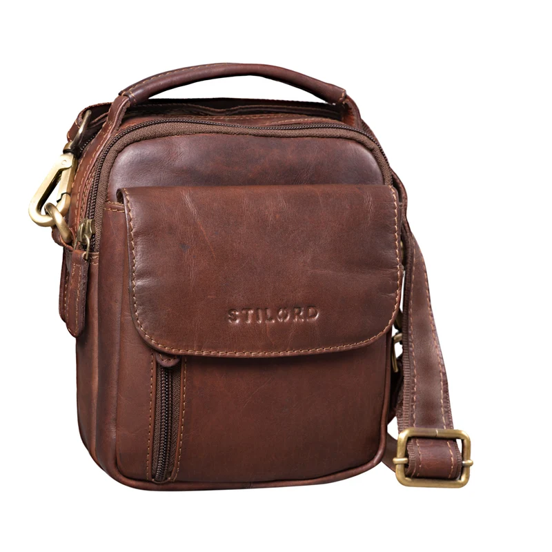 "Keith" Kleine Herrentasche Leder