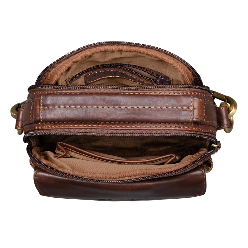 "Keith" Kleine Herrentasche Leder