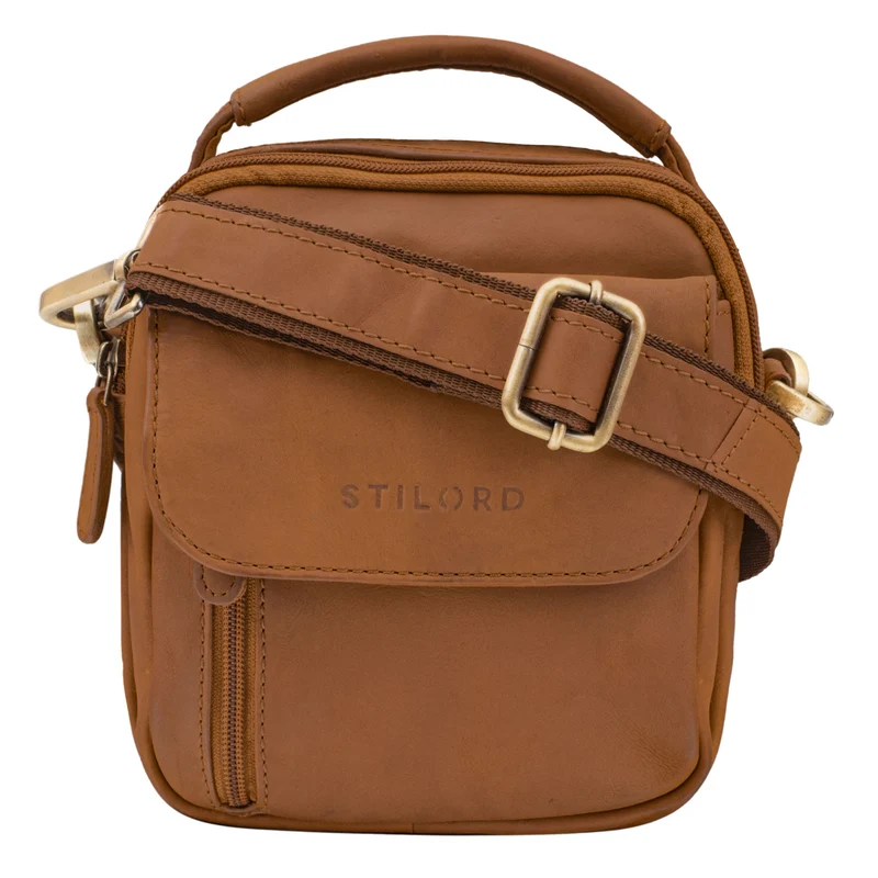 "Keith" Kleine Herrentasche Leder