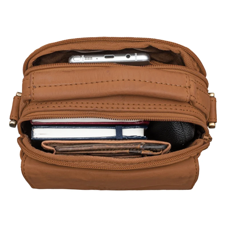 "Keith" Kleine Herrentasche Leder