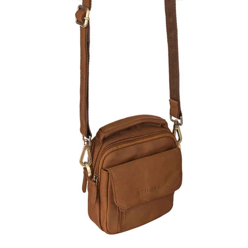 "Keith" Kleine Herrentasche Leder