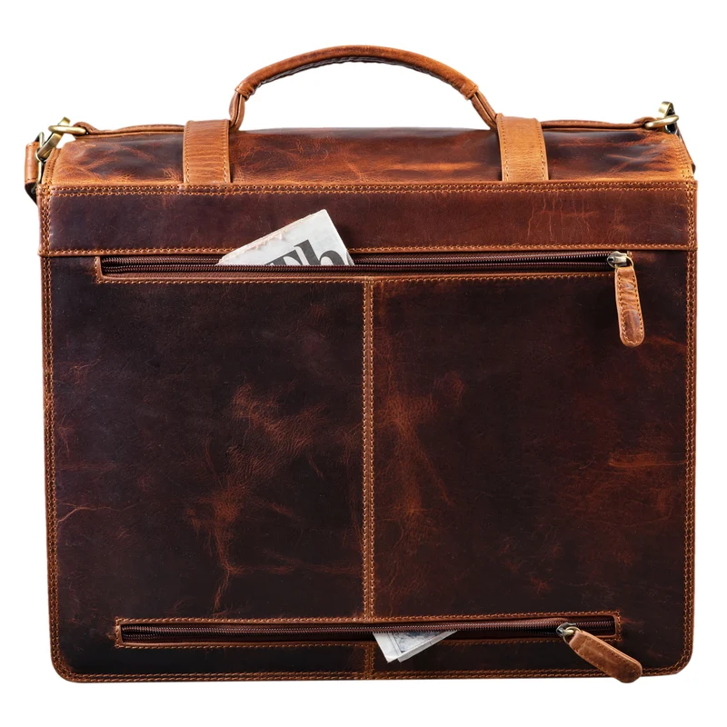 "Fernando" Ledertasche Aktentasche Vintage
