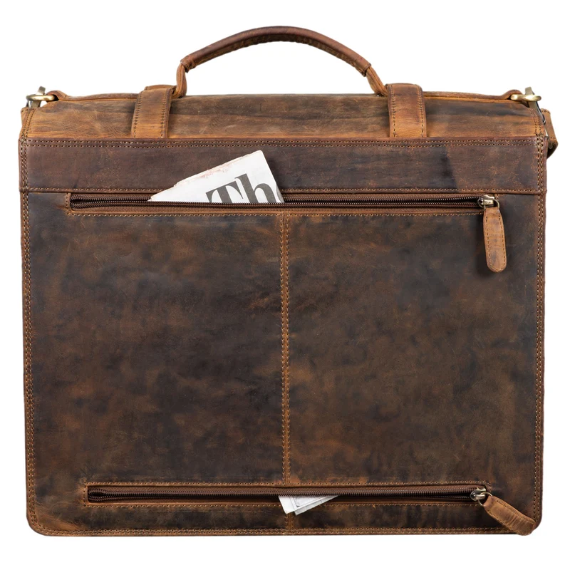 "Fernando" Ledertasche Aktentasche Vintage
