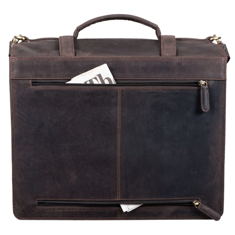 "Fernando" Ledertasche Aktentasche Vintage