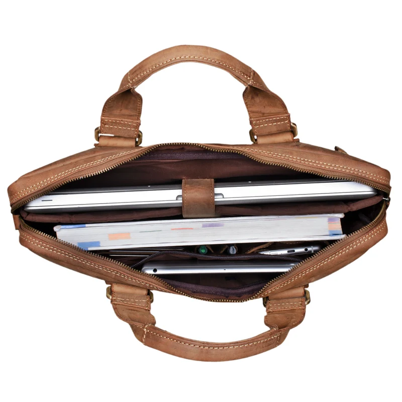 "Andrew" Vintage Business Ledertasche