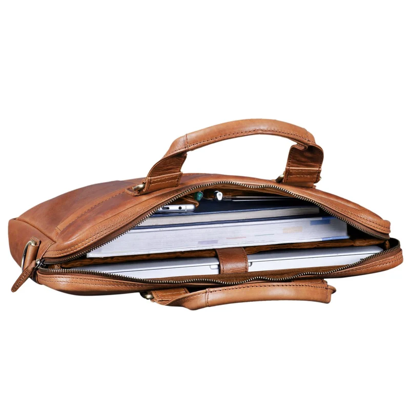 "Andrew" Vintage Business Ledertasche