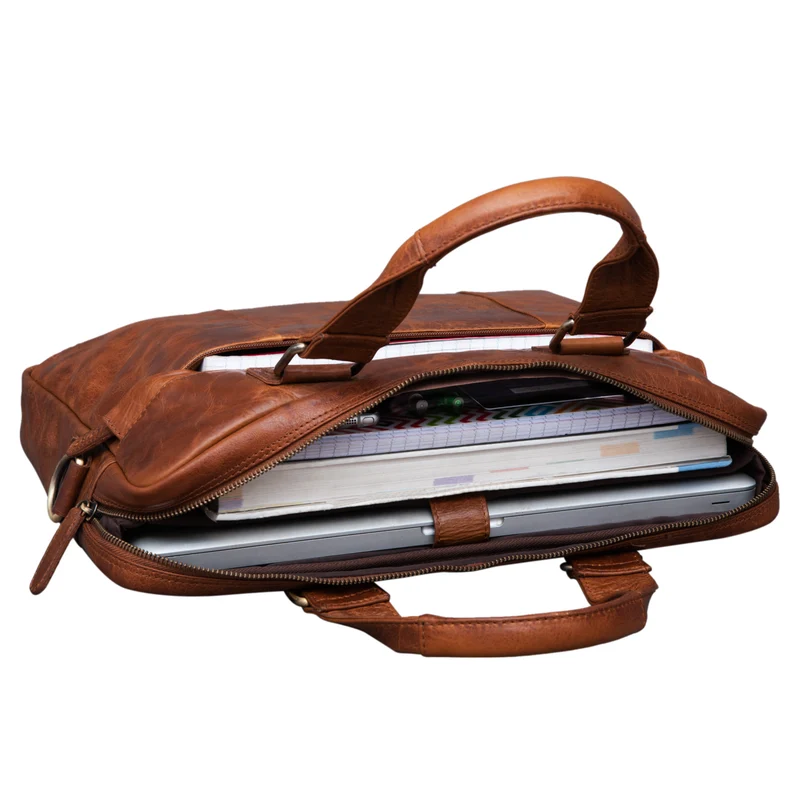 "Andrew" Vintage Business Ledertasche