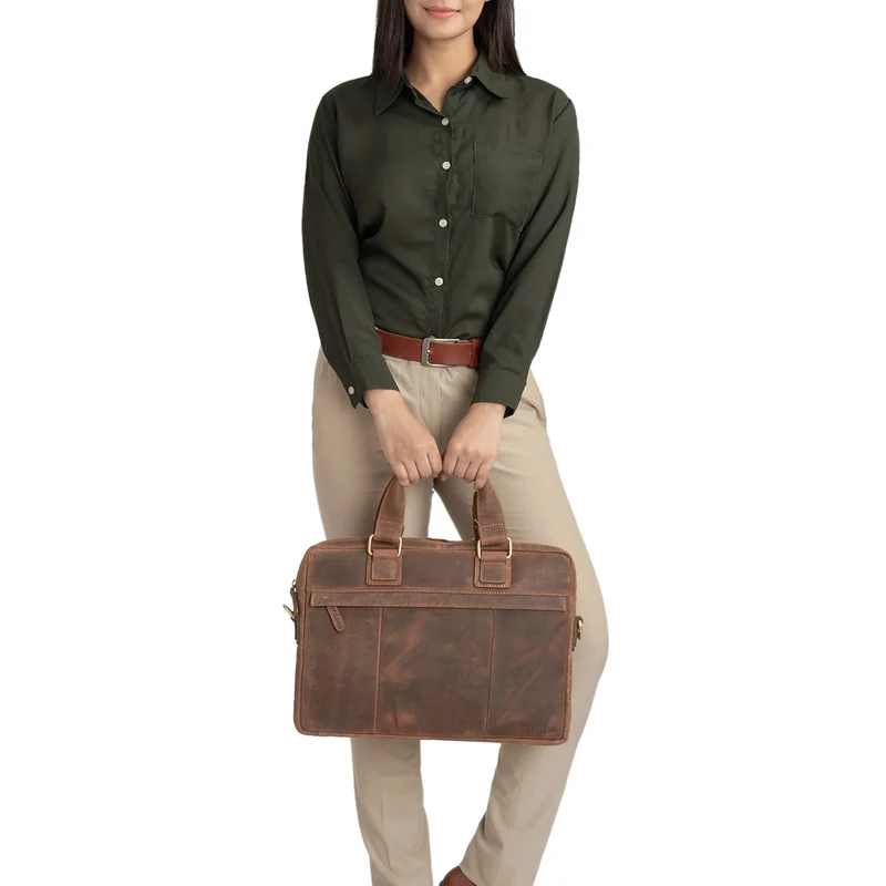 "Andrew" Vintage Business Ledertasche