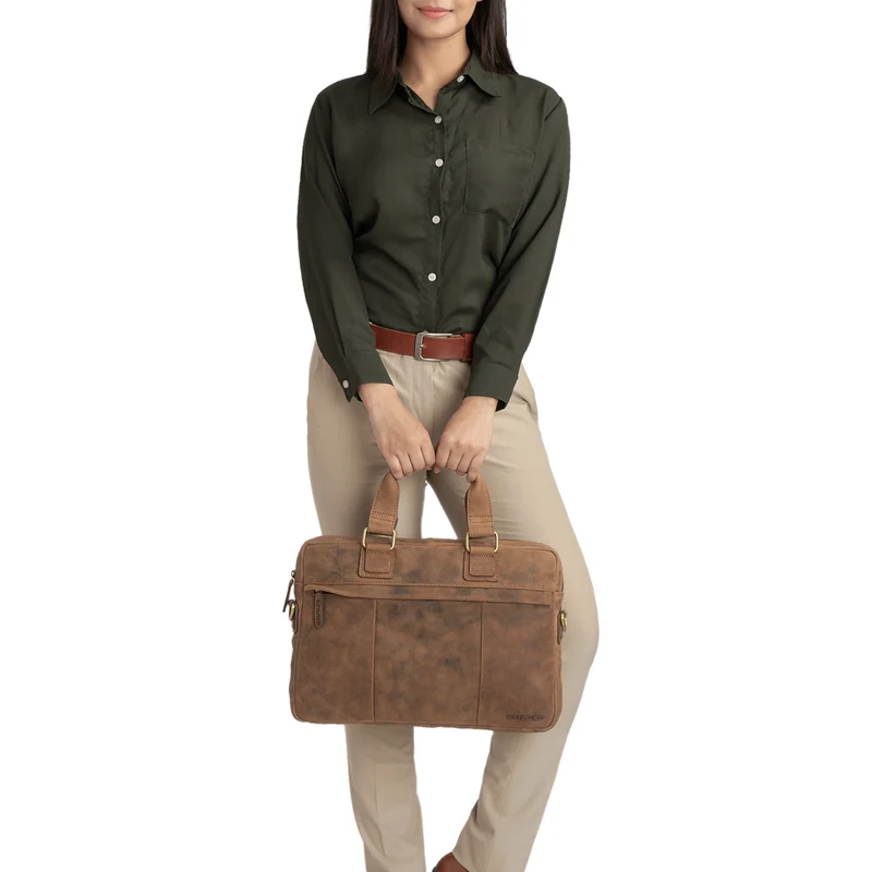"Andrew" Vintage Business Ledertasche