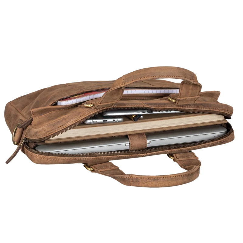 "Andrew" Vintage Business Ledertasche