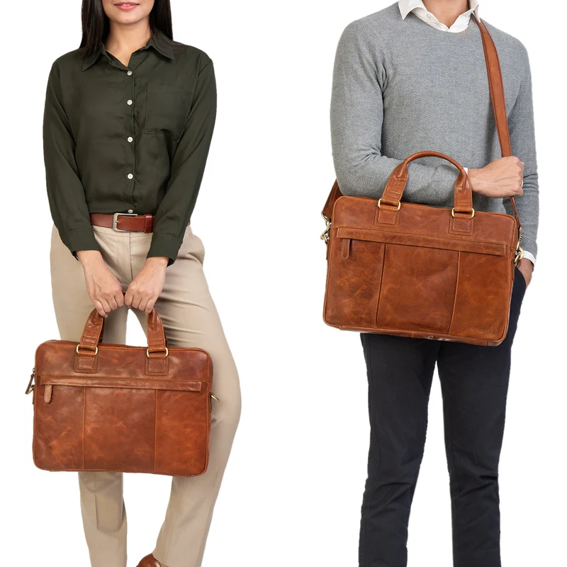 "Andrew" Vintage Business Ledertasche