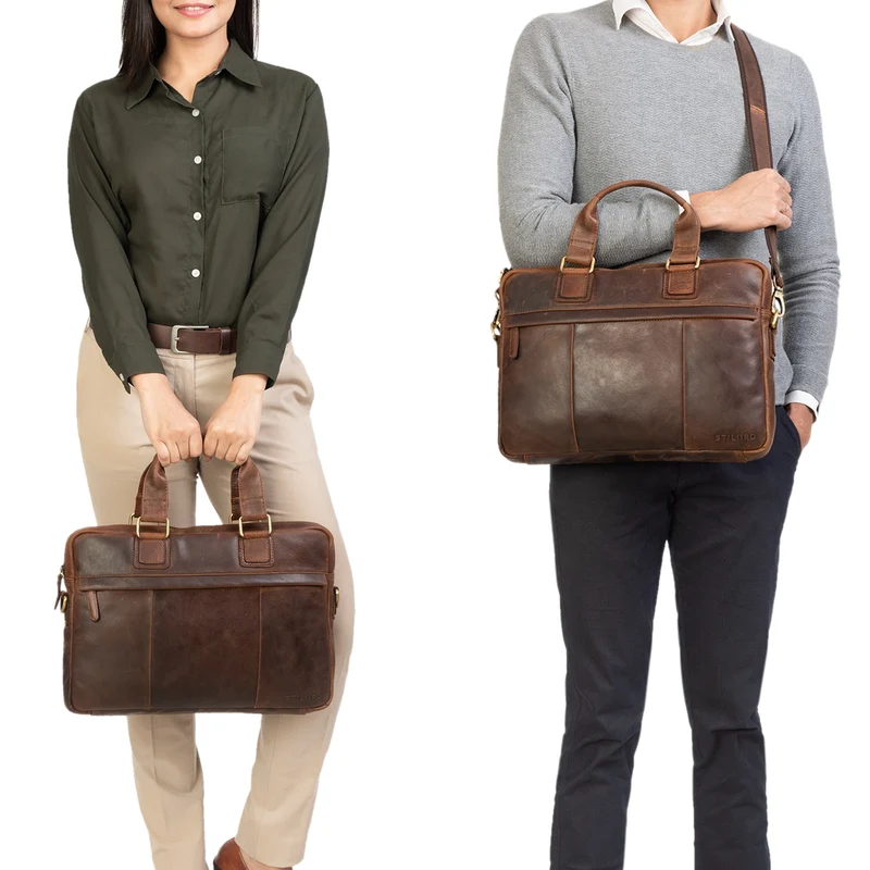 "Andrew" Vintage Business Ledertasche