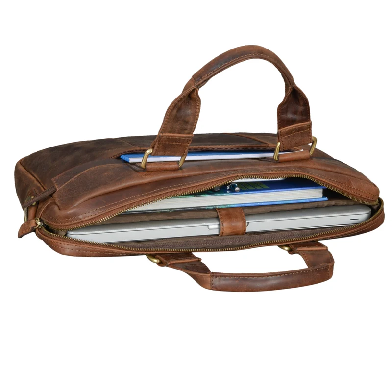 "Andrew" Vintage Business Ledertasche