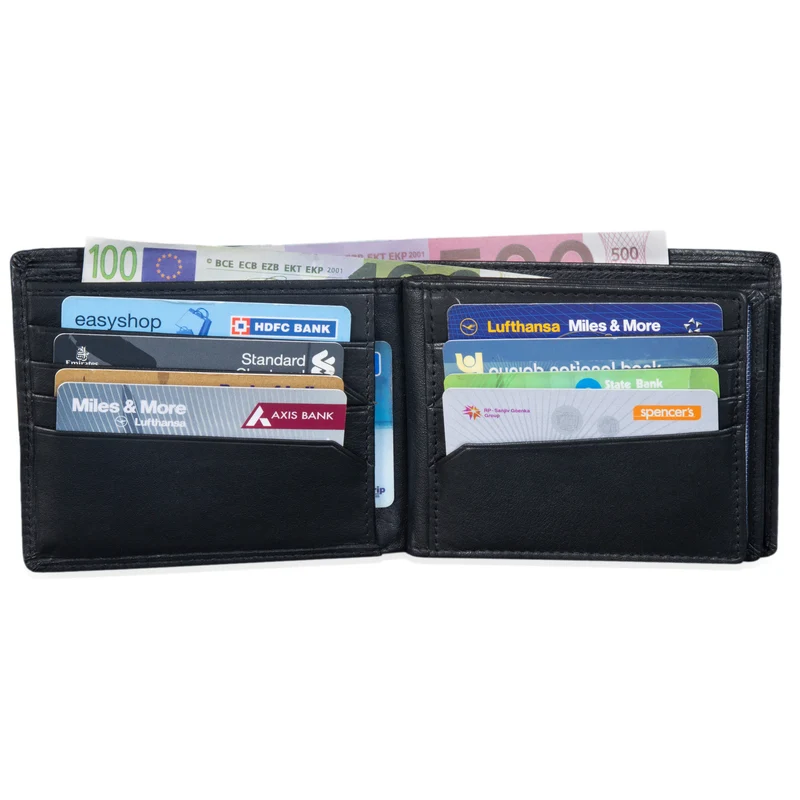"Guillermo" RFID Leder Portemonnaie Männer