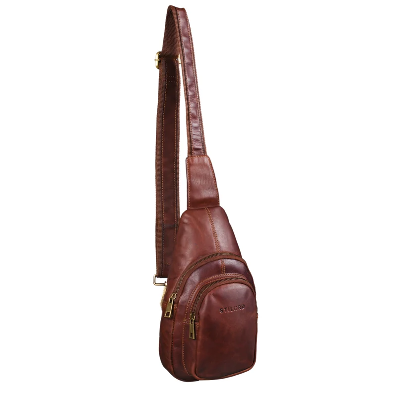 "Piet" Brusttasche Leder Herren