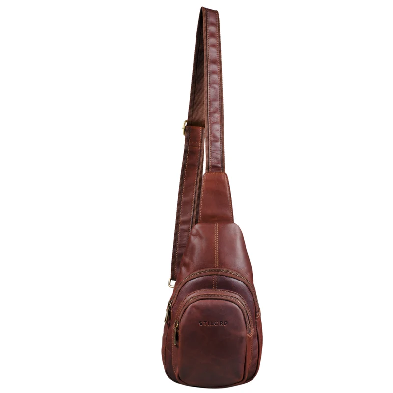 "Piet" Brusttasche Leder Herren