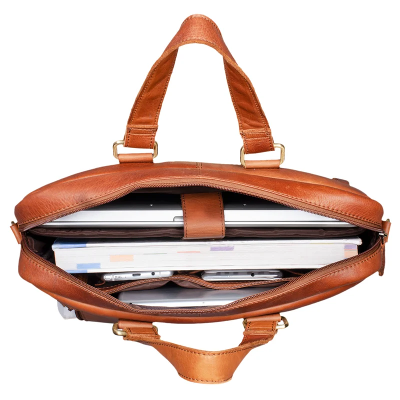 "Jonte" Vintage Ledertasche Businesstasche