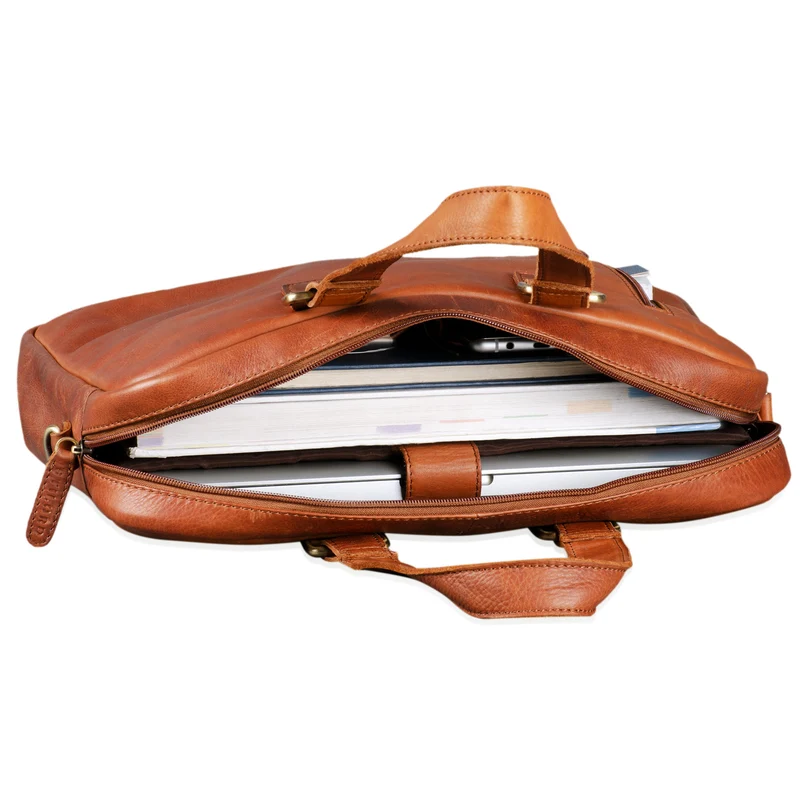 "Jonte" Vintage Ledertasche Businesstasche