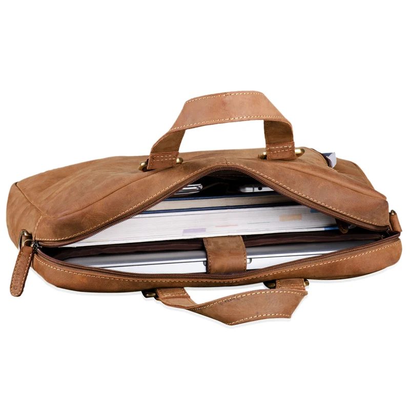 "Jonte" Vintage Ledertasche Businesstasche