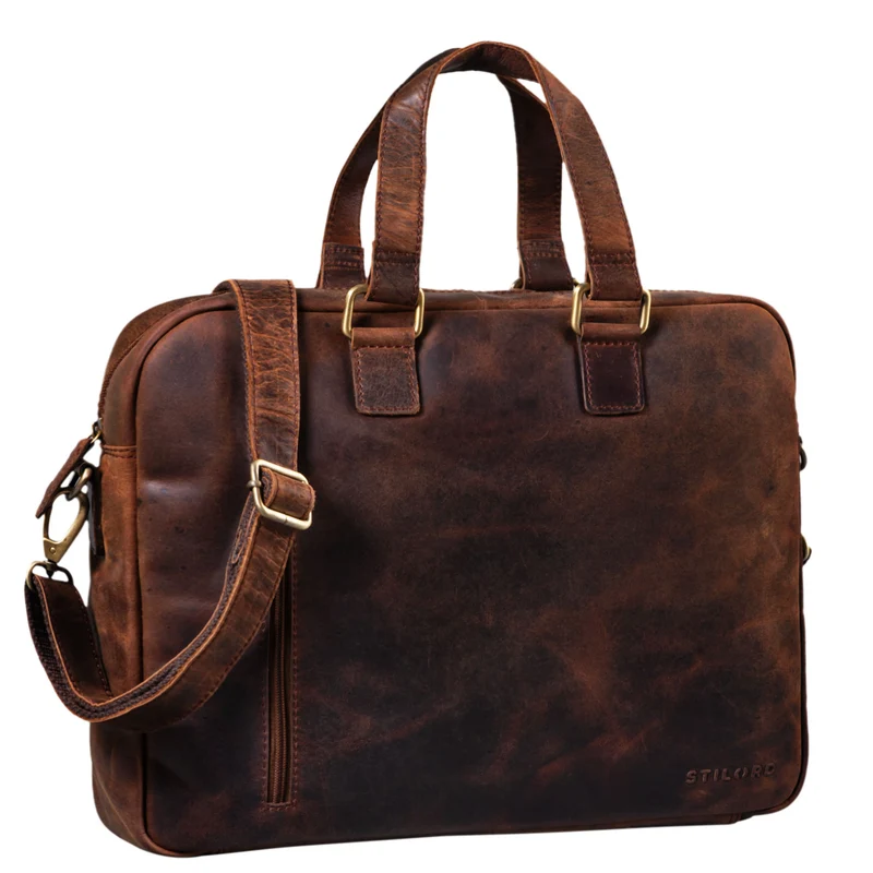 "Jonte" Vintage Ledertasche Businesstasche