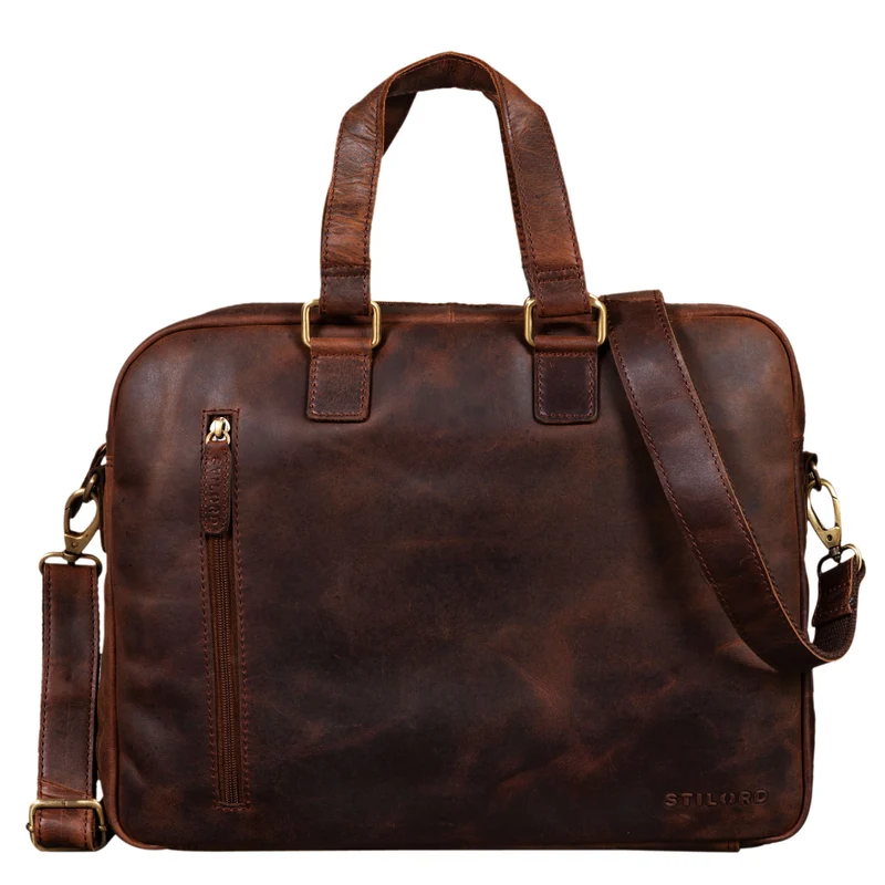 "Jonte" Vintage Ledertasche Businesstasche
