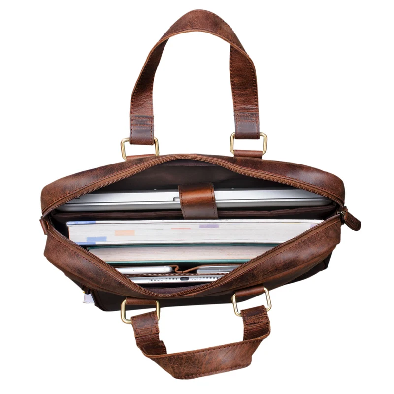 "Jonte" Vintage Ledertasche Businesstasche