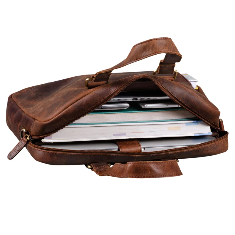 "Jonte" Vintage Ledertasche Businesstasche