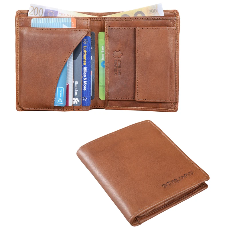 "Marc" Portemonnaie Männer Leder in Geschenkbox