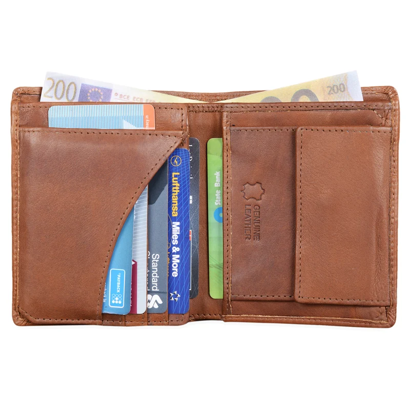 "Marc" Portemonnaie Männer Leder in Geschenkbox