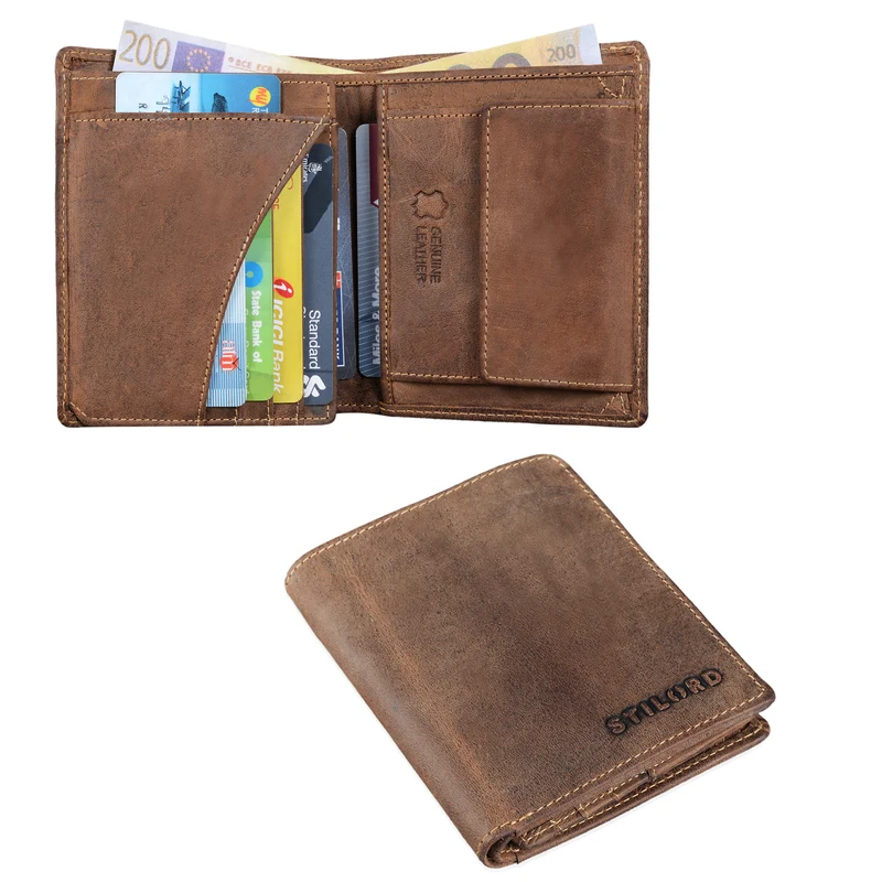 "Marc" Portemonnaie Männer Leder in Geschenkbox