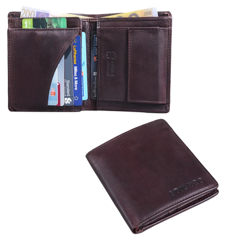 "Marc" Portemonnaie Männer Leder in Geschenkbox