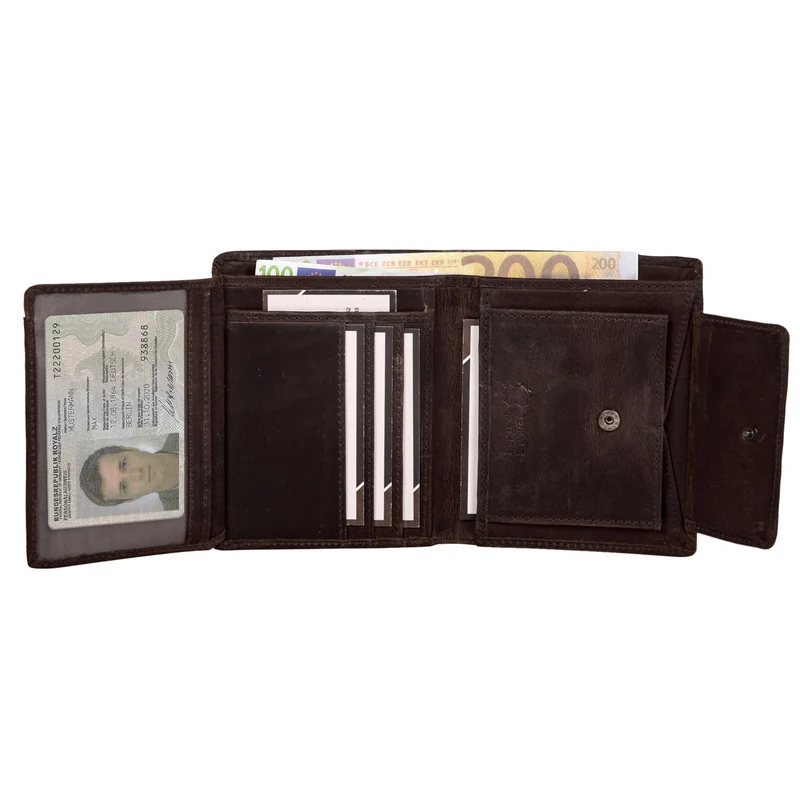 "Marc" Portemonnaie Männer Leder in Geschenkbox