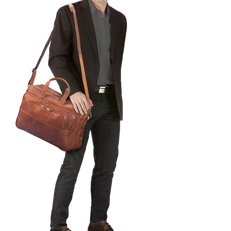 "Artemis" Vintage Lehrertasche Leder Aktentasche