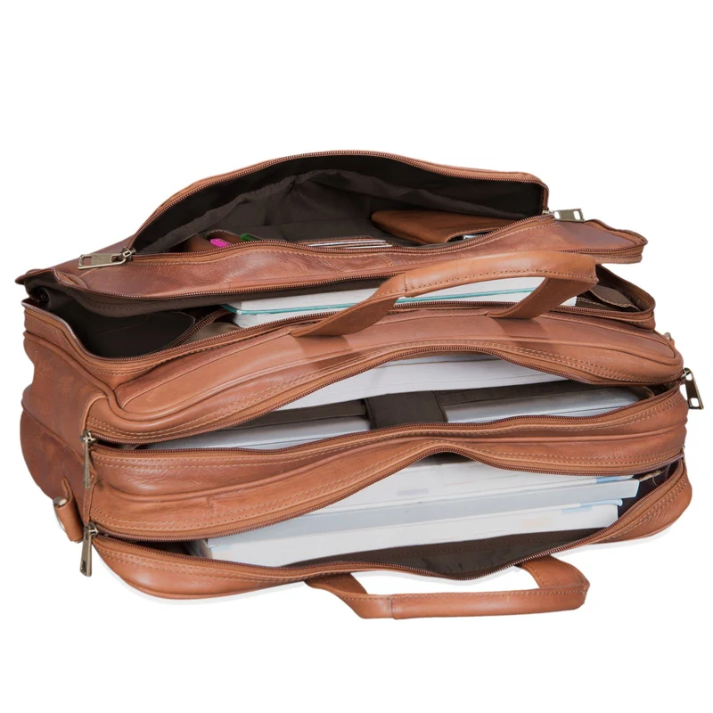 "Artemis" Vintage Lehrertasche Leder Aktentasche
